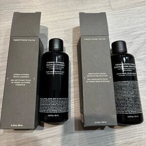 Twentynine Palms Facial Cleanser and Exfoliant Duo - New in Original Boxes